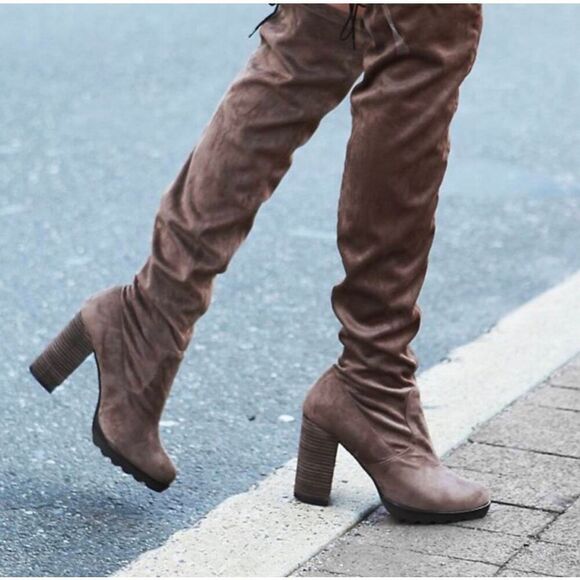 NWOB FREE PEOPLE North Star Over The Knee Boot Size 37(6.5) - Picture 2 of 12